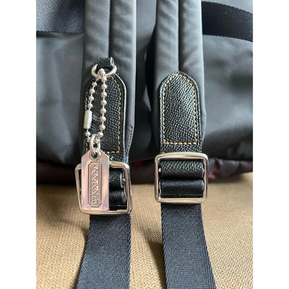 coach quilted floral charlie puffer backpack in baby bouquet 30667 - Picture 3 of 5